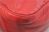 Authentic FENDI Mamma Baguette Shoulder Hand Bag Purse Leather Red 1532D