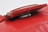 Authentic FENDI Mamma Baguette Shoulder Hand Bag Purse Leather Red 1532D