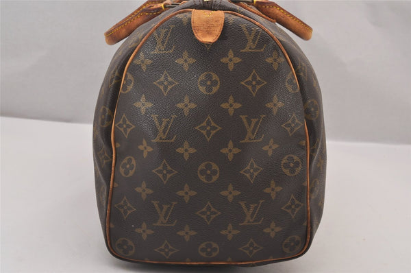 Authentic Louis Vuitton Monogram Speedy 40 Hand Boston Bag M41522 LV 1532I