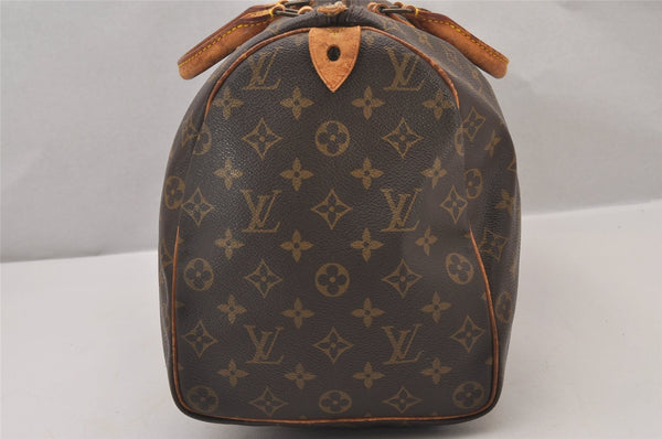 Authentic Louis Vuitton Monogram Speedy 40 Hand Boston Bag M41522 LV 1532I