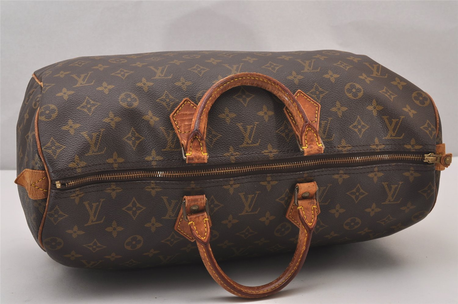 Authentic Louis Vuitton Monogram Speedy 40 Hand Boston Bag M41522 LV 1532I