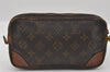 Authentic Louis Vuitton Monogram Marly Dragonne PM M51827 Clutch Bag Junk 1533I