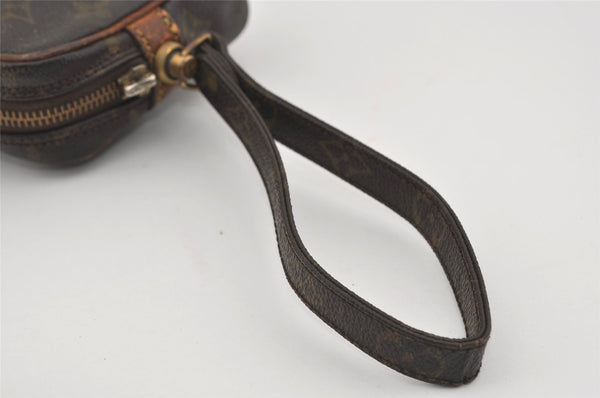 Authentic Louis Vuitton Monogram Marly Dragonne PM M51827 Clutch Bag Junk 1533I