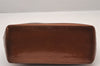 Authentic Louis Vuitton Vernis Reade PM Hand Bag Brown M91146 LV 1534I