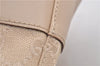 Authentic GUCCI Vintage Shoulder Bag Purse GG Canvas Leather 33900 Beige 1535F