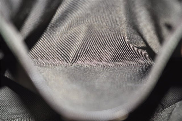 Authentic GUCCI Vintage Shoulder Bag Purse GG Canvas Leather 33900 Beige 1535F