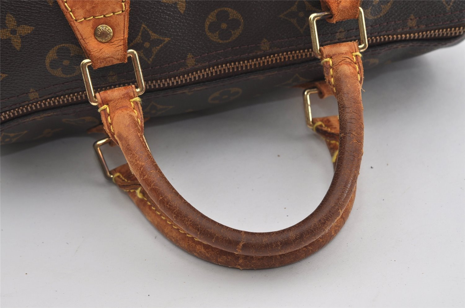 Authentic Louis Vuitton Monogram Speedy 30 Hand Boston Bag M41526 Junk 1535I
