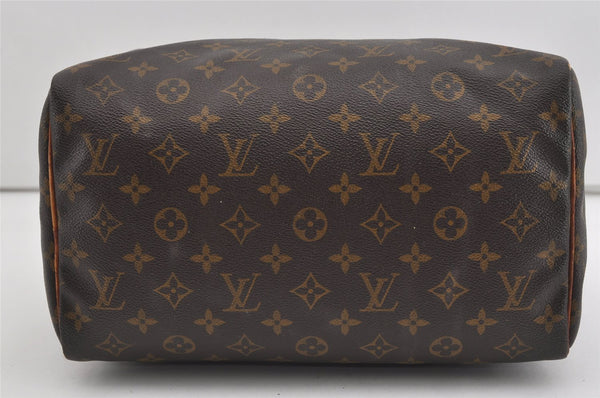 Authentic Louis Vuitton Monogram Speedy 30 Hand Boston Bag M41526 Junk 1535I
