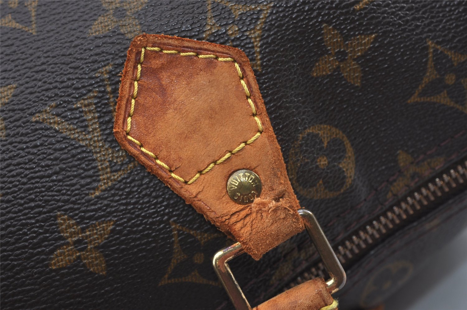 Authentic Louis Vuitton Monogram Speedy 30 Hand Boston Bag M41526 Junk 1535I