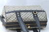 Authentic Louis Vuitton Monogram Mini Josephine GM Hand Bag Blue M92211 LV 1536C