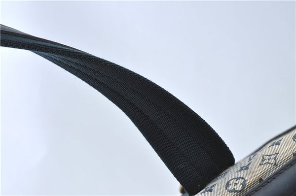 Authentic Louis Vuitton Monogram Mini Josephine GM Hand Bag Blue M92211 LV 1536C