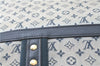 Authentic Louis Vuitton Monogram Mini Josephine GM Hand Bag Blue M92211 LV 1536C
