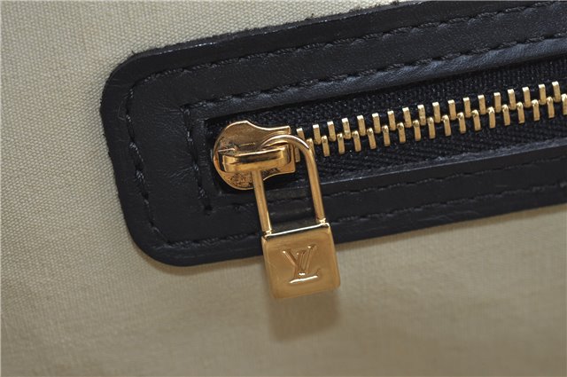 Authentic Louis Vuitton Monogram Mini Josephine GM Hand Bag Blue M92211 LV 1536C