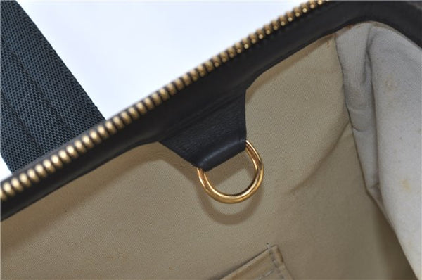 Authentic Louis Vuitton Monogram Mini Josephine GM Hand Bag Blue M92211 LV 1536C