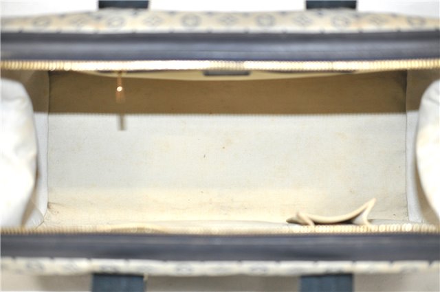 Authentic Louis Vuitton Monogram Mini Josephine GM Hand Bag Blue M92211 LV 1536C