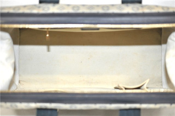 Authentic Louis Vuitton Monogram Mini Josephine GM Hand Bag Blue M92211 LV 1536C