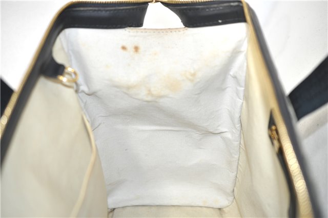 Authentic Louis Vuitton Monogram Mini Josephine GM Hand Bag Blue M92211 LV 1536C