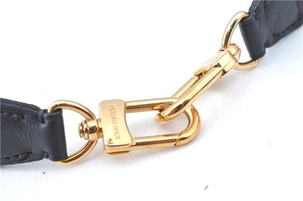 Authentic Louis Vuitton Monogram Mini Josephine GM Hand Bag Blue M92211 LV 1536C