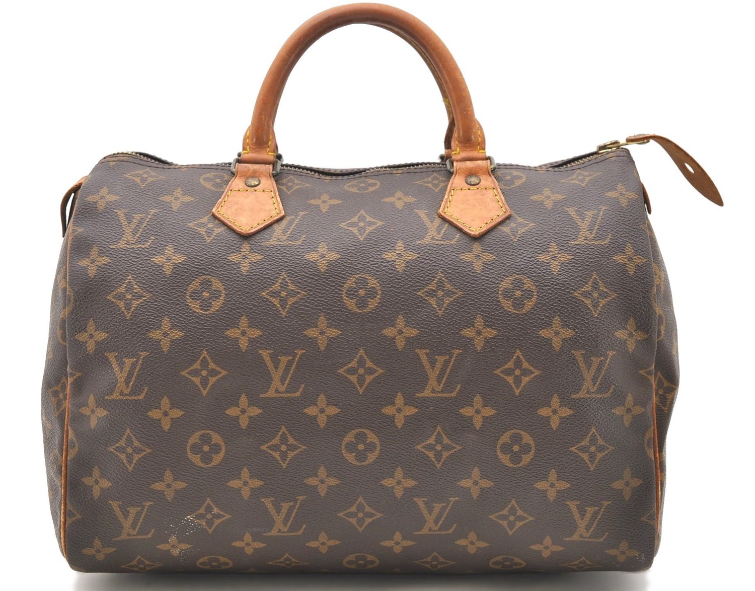 Authentic Louis Vuitton Monogram Speedy 30 Hand Bag M41526 LV 1536D