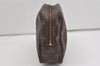 Auth Louis Vuitton Monogram Trousse Toilette 23 Clutch Hand Bag M47524 LV 1536I