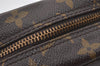 Auth Louis Vuitton Monogram Trousse Toilette 23 Clutch Hand Bag M47524 LV 1536I