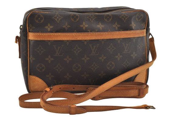 Auth Louis Vuitton Monogram Trocadero 30 Shoulder Cross Bag M51272 LV Junk 1537I