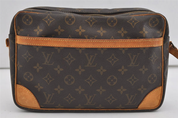 Auth Louis Vuitton Monogram Trocadero 30 Shoulder Cross Bag M51272 LV Junk 1537I