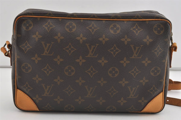 Auth Louis Vuitton Monogram Trocadero 30 Shoulder Cross Bag M51272 LV Junk 1537I