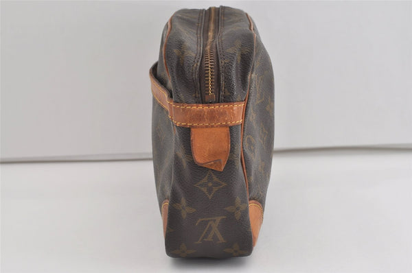 Authentic Louis Vuitton Monogram Compiegne 28 Clutch Hand Bag M51845 LV 1538I