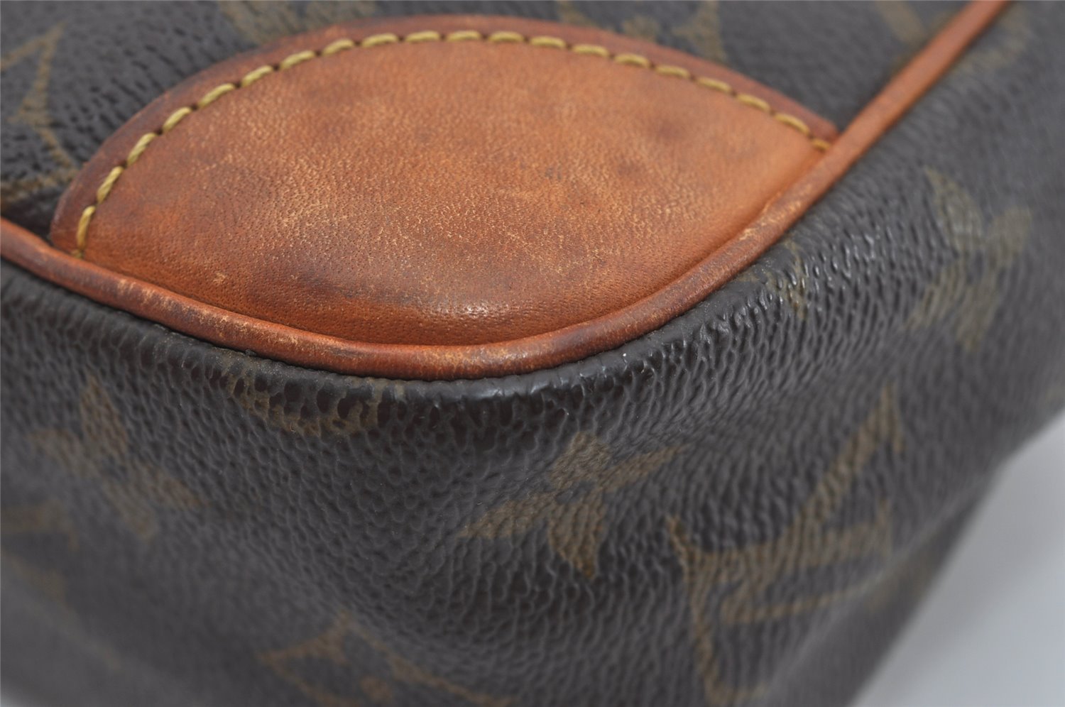 Authentic Louis Vuitton Monogram Compiegne 28 Clutch Hand Bag M51845 LV 1538I