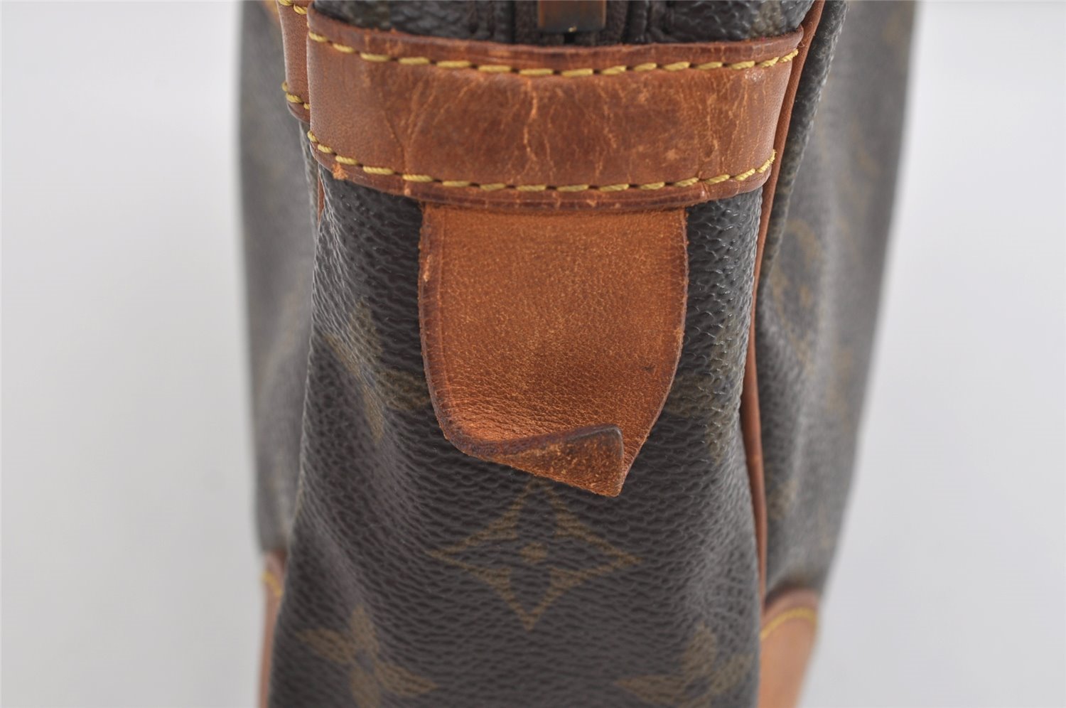 Authentic Louis Vuitton Monogram Compiegne 28 Clutch Hand Bag M51845 LV 1538I