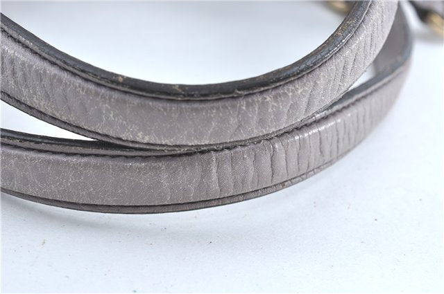 Authentic GUCCI SOHO Tassel Shoulder Tote Bag Leather 282309 Light Purple 1539C