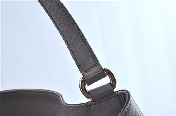 Authentic GUCCI SOHO Tassel Shoulder Tote Bag Leather 282309 Light Purple 1539C