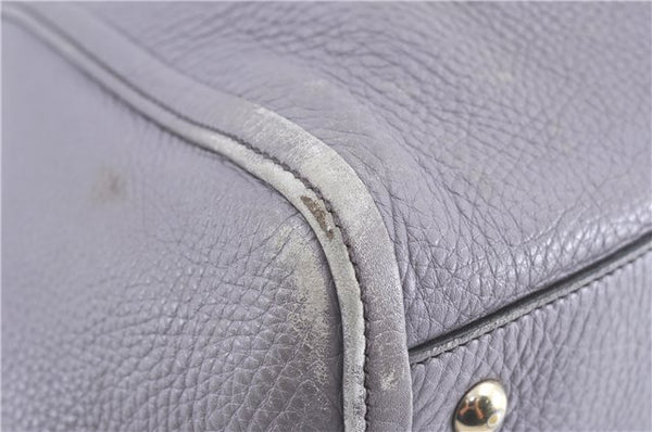 Authentic GUCCI SOHO Tassel Shoulder Tote Bag Leather 282309 Light Purple 1539C