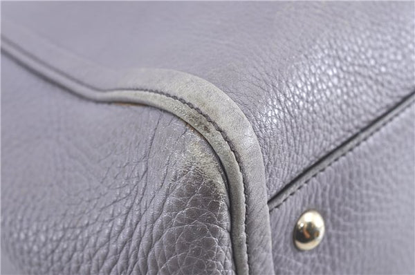 Authentic GUCCI SOHO Tassel Shoulder Tote Bag Leather 282309 Light Purple 1539C