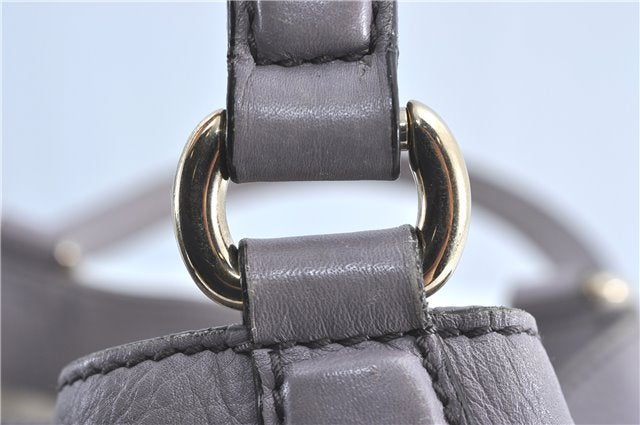 Authentic GUCCI SOHO Tassel Shoulder Tote Bag Leather 282309 Light Purple 1539C