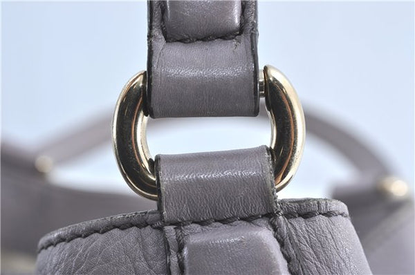 Authentic GUCCI SOHO Tassel Shoulder Tote Bag Leather 282309 Light Purple 1539C