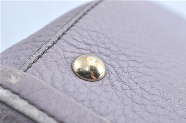 Authentic GUCCI SOHO Tassel Shoulder Tote Bag Leather 282309 Light Purple 1539C