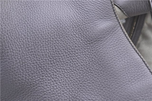 Authentic GUCCI SOHO Tassel Shoulder Tote Bag Leather 282309 Light Purple 1539C