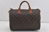 Authentic Louis Vuitton Monogram Speedy 30 Hand Boston Bag M41526 LV 1539I