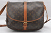 Authentic Louis Vuitton Monogram Saumur 35 Shoulder Cross Bag M42254 LV 1540I