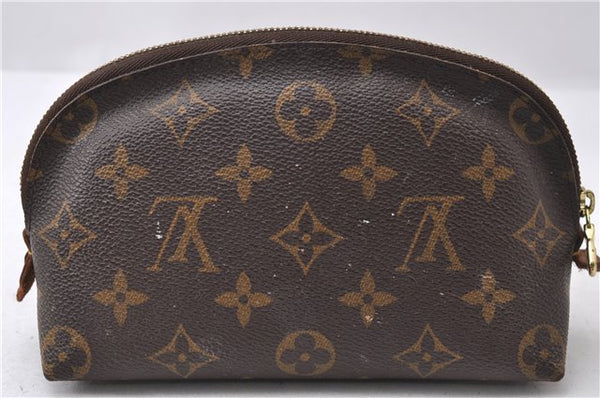 Authentic Louis Vuitton Monogram Pochette Cosmetic Pouch M47515 LV 1541D