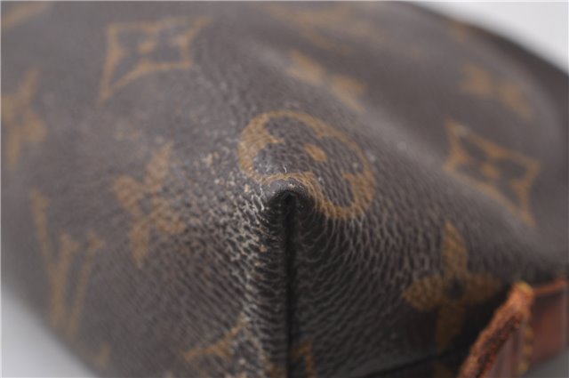 Authentic Louis Vuitton Monogram Pochette Cosmetic Pouch M47515 LV 1541D