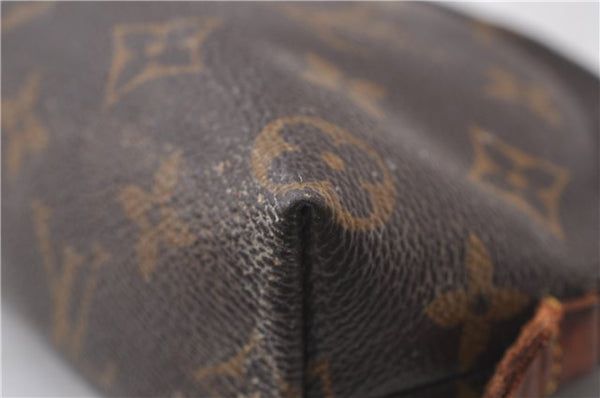 Authentic Louis Vuitton Monogram Pochette Cosmetic Pouch M47515 LV 1541D