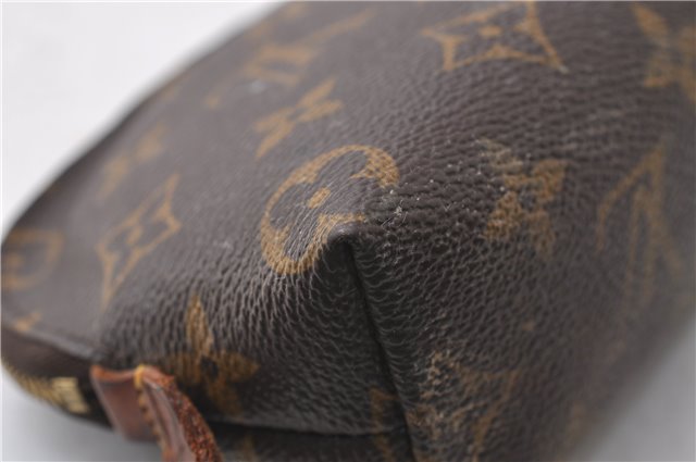 Authentic Louis Vuitton Monogram Pochette Cosmetic Pouch M47515 LV 1541D