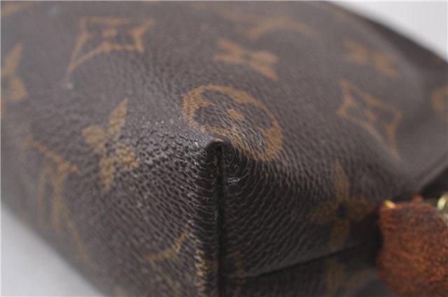 Authentic Louis Vuitton Monogram Pochette Cosmetic Pouch M47515 LV 1541D