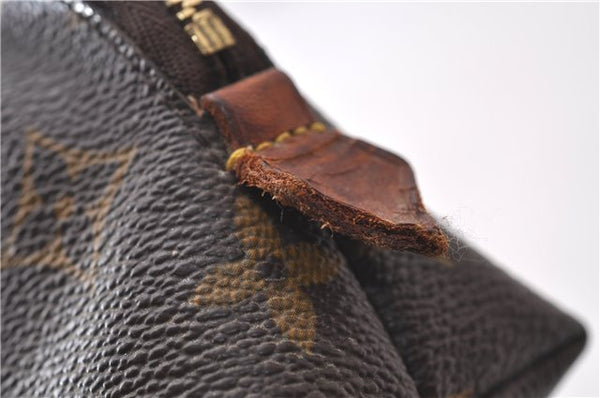 Authentic Louis Vuitton Monogram Pochette Cosmetic Pouch M47515 LV 1541D