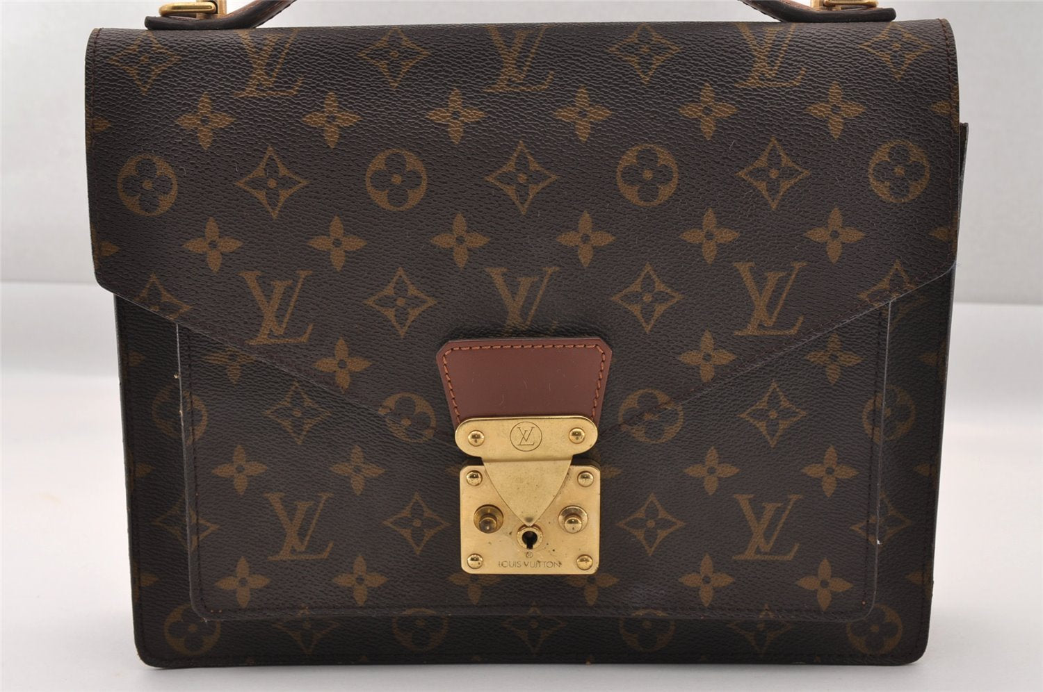 Authentic Louis Vuitton Monogram Monceau 2Way Shoulder Hand Bag M51185 LV 1541I