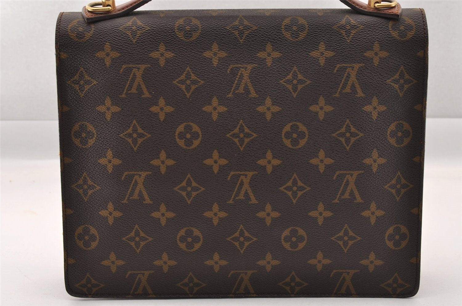 Authentic Louis Vuitton Monogram Monceau 2Way Shoulder Hand Bag M51185 LV 1541I