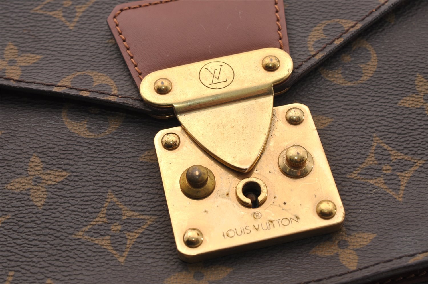 Authentic Louis Vuitton Monogram Monceau 2Way Shoulder Hand Bag M51185 LV 1541I